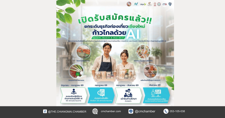 ยกระดับธุรกิจท่องเที่ยวเชียงใหม่ ก้าวไกลด้วย AI